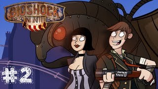 Bioshock Infinite Gameplay  Walkthrough w SSoHPKC Part 2  Heads It Is [upl. by Curson]