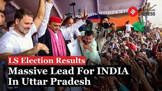 Election Results 2024 INDIA Alliance Gains Heading For Win In UP NDA Still Set for Majority [upl. by Cheadle]