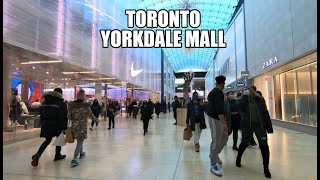 4K 🇨🇦 Toronto Walk  Yorkdale Shopping Centre Mall around Christmas Luxury Mall in Toronto Canada [upl. by Maighdiln]