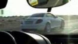 Mercedes Benz SLK with SLR Engine vs Ferrari Enzo [upl. by Aciras183]