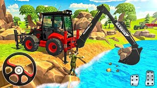 JCB 3DX BACKHOE LOADER AND TRACTOR DRIVING LIVE STREAM [upl. by Raquel]