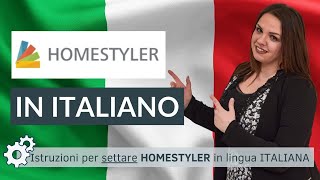 Impostare Homestyler in lingua italiana [upl. by Llekcm]