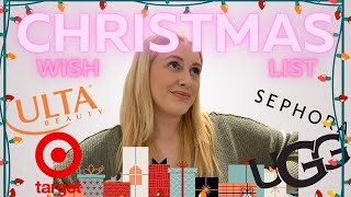 CHRISTMAS WISH LIST Sephora Ulta Target [upl. by Yeargain]