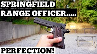 Springfield 1911 Range Officer 9mm First Impressions [upl. by Pet]