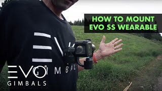 The Best Way to Mount the EVO SS Wearable Gimbal🚴  EVO Gimbals SS Action Camera Stabilizer [upl. by Assened]