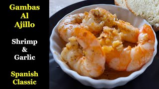 Gambas Al Ajillo  Spanish Classic  Shrimp and Garlic  Filmed wSandmarc Anamorphic iP 12 ProMax [upl. by Aliehs]