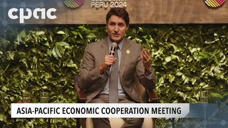 PM Justin Trudeau takes part in a fireside chat – November 15 2024 [upl. by Sukin]