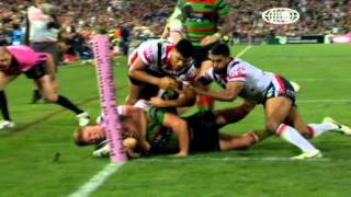 NRL 2013 Round 26 Roosters V Rabbitohs [upl. by Nolie]