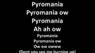 Cascada  Pyromania LYRICS [upl. by Boyt]