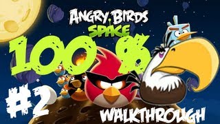 Angry Birds Space  Cold Cuts  100 Space Eagle Walkthrough  All levels Theme 2 [upl. by Beale]