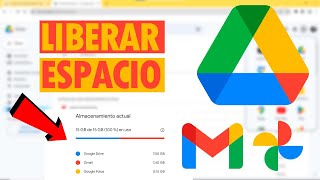 ¡Dile Adiós al Espacio Lleno Libera Almacenamiento en Google Drive Gmail y Fotos [upl. by Annoda]