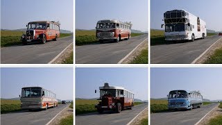 Europatreffen historischer Omnibusse PSSpeicher Einbeck Größtes Wohnmobil der Welt 40 Busse [upl. by Halik]