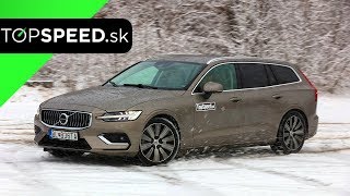 Volvo V60 D4 test  Alex ŠTEFUCA TOPSPEEDsk [upl. by Froma]