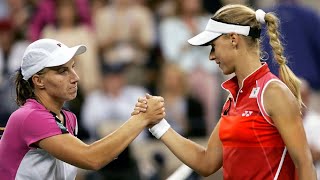 Svetlana Kuznetsova vs Elena Dementieva 2004 US Open Final Highlights [upl. by Kciwdahc]