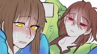 Chara x Frisk Dub Compilation Undertale Charisk Comic Dub [upl. by Aivatal566]