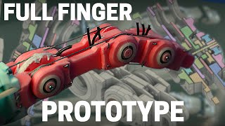 Prototyping a Full Bionic Finger  Biomimetic Mechatronic Hand Part 3 [upl. by Isahella226]