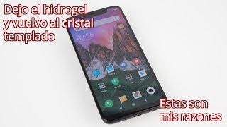 Hidrogel vs Cristal Templado ⚠️ Mis razones para volver al cristal templado [upl. by Anaujait15]