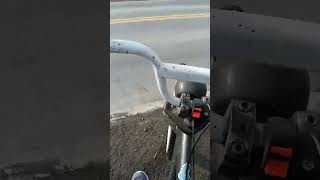 start and ride 3 wheel bike home made [upl. by Moulden]