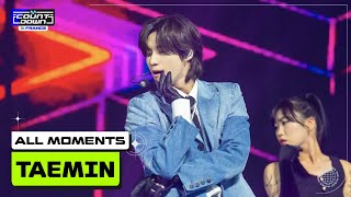 TAEMIN 태민 ALL MOMENTS 🎁💙  MCOUNTDOWN IN FRANCE [upl. by Nospmas]