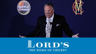 Bothams Early memories of Cricket  Part 2  Sir Ian Bothams 2014 Cowdrey Lecture [upl. by Soinski]