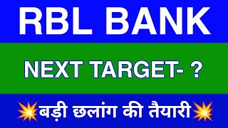 Rbl bank Share Latest News  Rbl bank Share news today  Rbl bank Share price Rbl bank Share Target [upl. by Eerdna]