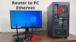 How to Connect Ethernet Cable to PC and Setup [upl. by Lauree]