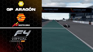 🔴 6 GRAN PREMIO DE ARAGÓN  F4 Virtual [upl. by Nydnarb]