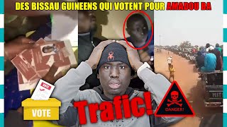 TRAFIC Des Bissau Guinéens votent  UN JEUNE quotpréfet moni niou bayi ba 2éme tourquot  LA DIASPORA [upl. by Pammi]