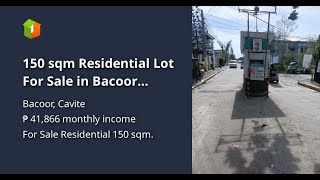 150 sqm Residential Lot For Sale in Bacoor Cavite [upl. by Ardnua]