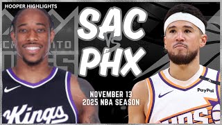 Scramento Kings vs Phoenix Suns Full Game Highlights  Nov 13  2025 NBA Season [upl. by Laikeze]