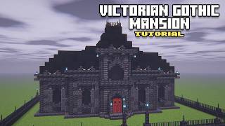 Victorian Gothic Mansion Tutorial  Minecraft 121 [upl. by Bowman]