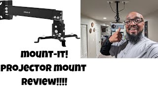 MountIt Wall or Ceiling Projector Mount review [upl. by Alleen777]