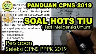 Soal dan Pembahasan TIU HOTS CPNS 2019  Persiapan Test CPNS PPPK 2019 [upl. by Bodnar544]