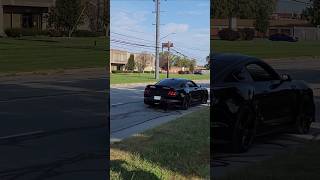 Loud Shelby GT500 Does a Heavy Acceleration Leaving a Car Show [upl. by Rivkah]