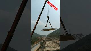 Bridge Construction  shorts viral viralvideo engineering [upl. by Irtemed]