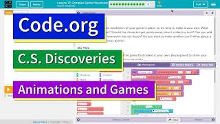 Complex Sprite Movement Lesson 1713 Codeorg Tutorial with Answers [upl. by Enileda]