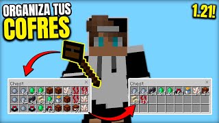 Organiza tus Cofres como un Pro en Minecraft Bedrock 121 📦🔧 [upl. by Rehttam242]