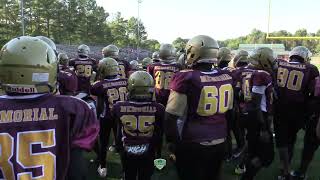 GA MIDDLE SCHOOL FOOTBALL  MEMORIAL VS COUSINS GAME HIGHLIGHTS [upl. by Odom]