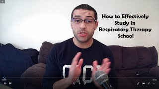 How to Effectively Study in Respiratory Therapy School [upl. by Vizza195]