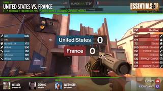 ETF2L Highlander Nations Cup 5 Playoffs USA vs France [upl. by Dulsea]