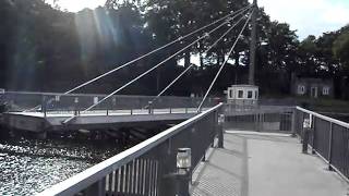 Caernarfons swinging bridge [upl. by Lamag]