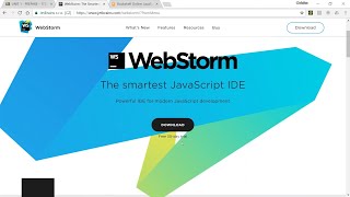 JavaScript  Installing and Using WebStorm IDE from JetBrains [upl. by Gnues212]