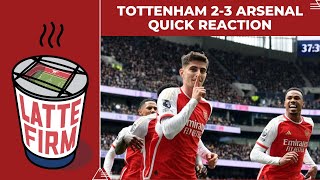 Tottenham 23 Arsenal  Quick Reaction LIVE [upl. by Eben]