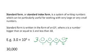 Standard form [upl. by Nirok]