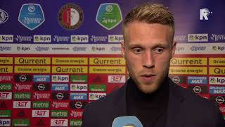 Jorgensen blij met zege Feyenoord op Sparta [upl. by Notrom257]