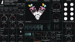 Cylinder Engine that Braps  Engine Sim by AngetheGreat [upl. by Annavaig]