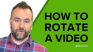 Rotate a Video Quick amp Easy [upl. by Aliber]