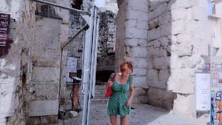 Croatia Walking in Split Old town♥ 🇭🇷 [upl. by Ennirac]