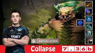 DOTA 2 TSpiritCollapse the UNDERLORD OFFLANE 736b 2 [upl. by Seigler]