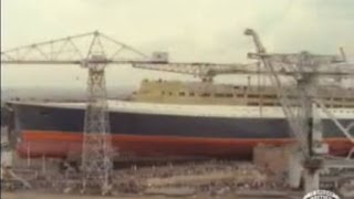 Launch of the QE2 [upl. by Suelo]